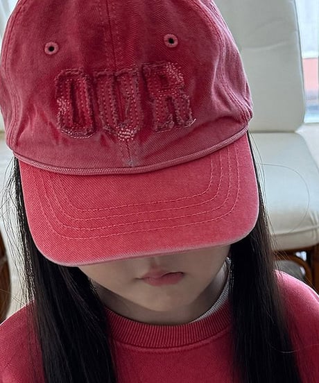 【OUR】【予約商品】LOGO patch cap