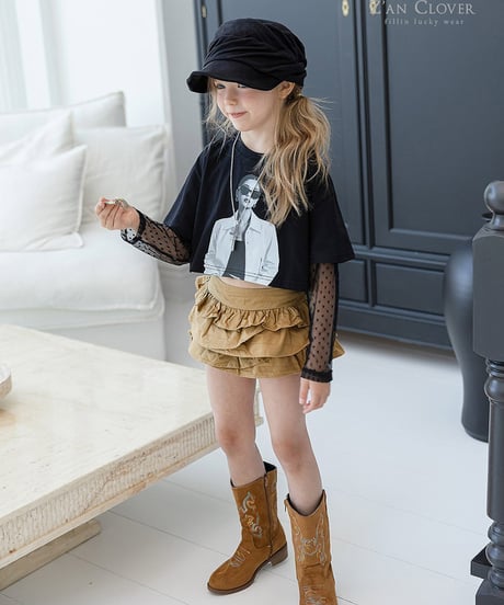 【ZANCLOVER】【予約商品】western boots【17.0-23.0㎝】