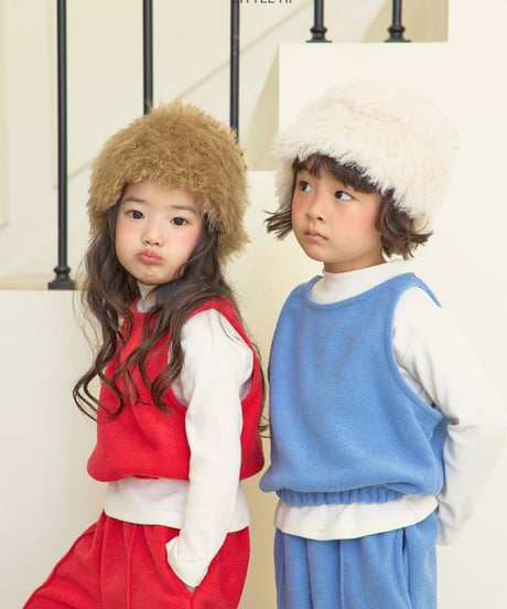【LITTLE HI】【予約商品】fur cap