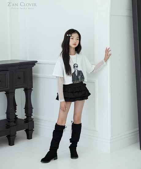 【ZANCLOVER】【予約商品】Bohemian frill skirt 【70-150cm】