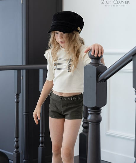 【ZANCLOVER】【予約商品】belt short pants【70-150cm】