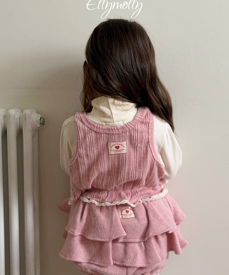 【Ellymolly】【予約商品】frill miniskirt【70-130cm】