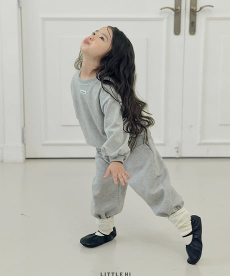 【LITTLE HI】【予約商品】color sweat setup -TOPS-【80-120cm】