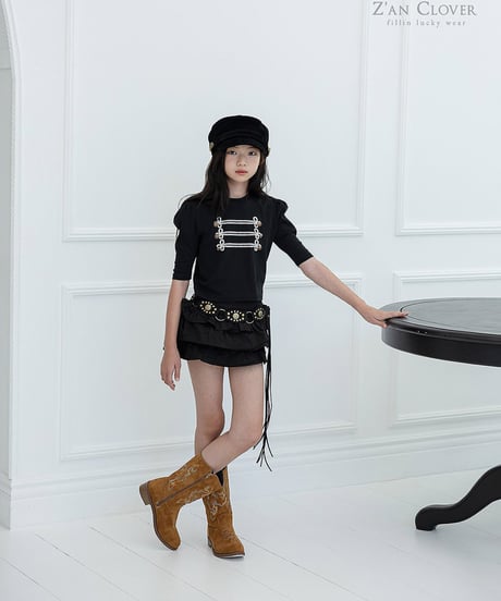 【ZANCLOVER】【予約商品】western boots【17.0-23.0㎝】