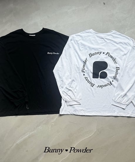 【BUNNY POWDER】【予約商品】bunny logo big long tee【90-150cm】【MOM】