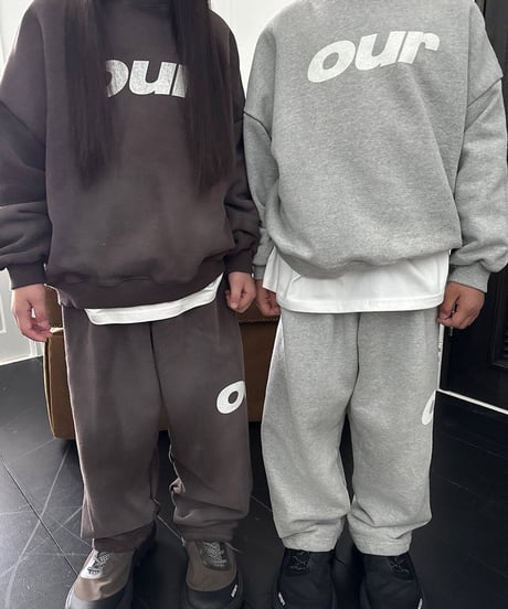 【OUR】【予約商品】LOGO tiedye setup【90-160cm】
