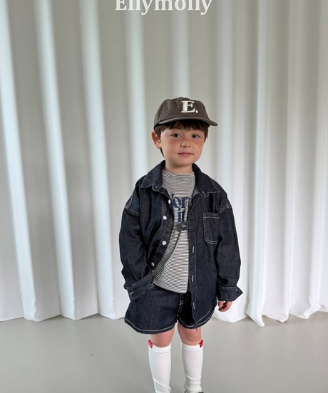 【ELLYMOLLY】【予約商品】denim shirt【80-130cm】
