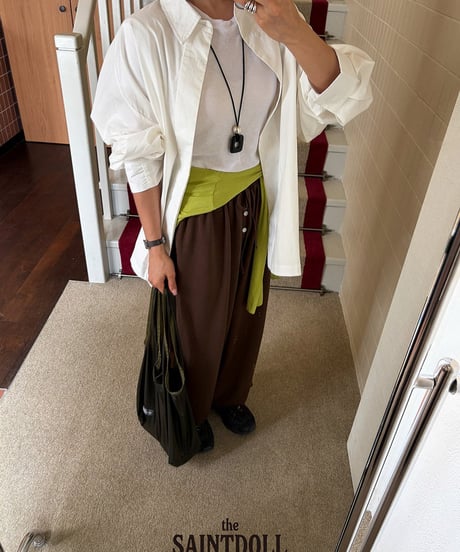 【saintdoll】【予約商品】BIG shirt【90-MOM】