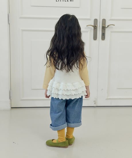 【LITTLE HI】【予約商品】soft color loose socks
