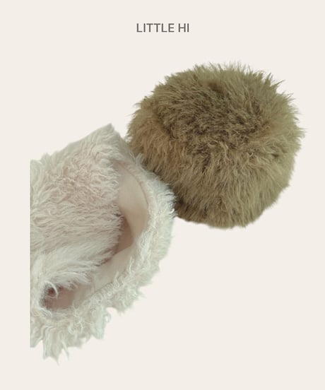 【LITTLE HI】【予約商品】fur cap
