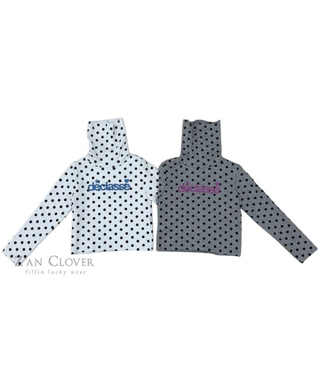 【ZANCLOVER】【予約商品】dot highneck tops【70-150cm】