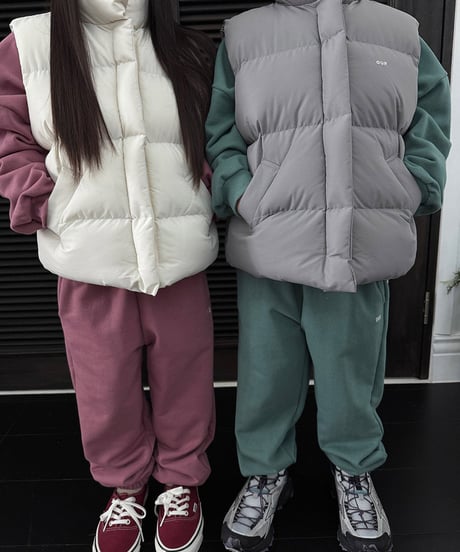 【OUR】【予約商品】down vest 【90cm-MOM】