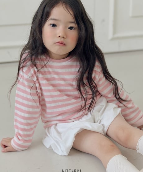 【little hi】【予約商品】border long tee【80-120cm】