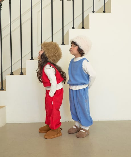 【LITTLE HI】【予約商品】fleece setup -vest-【80-120cm】