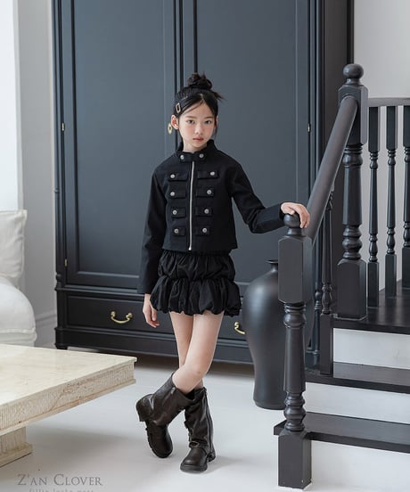 【ZANCLOVER】【予約商品】3buckle boots【17.0-23.0㎝】