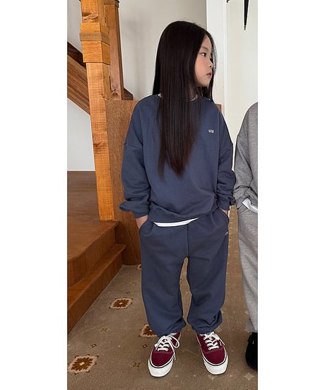 【OUR】【予約商品】color sweat set up【90cm-160cm】