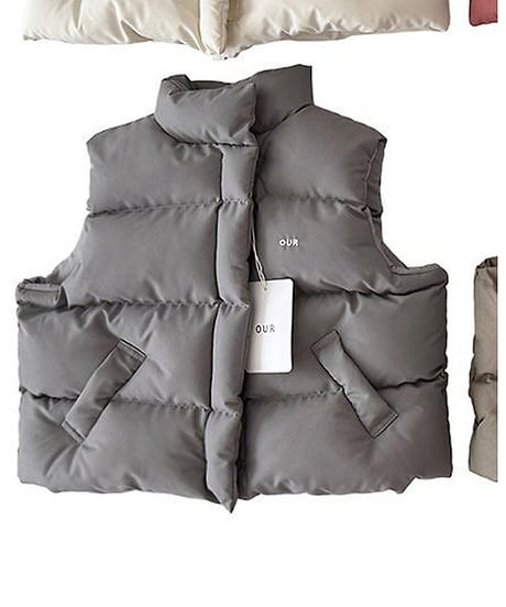 【OUR】【予約商品】down vest 【90cm-MOM】
