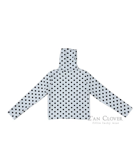 【ZANCLOVER】【予約商品】dot highneck tops【70-150cm】