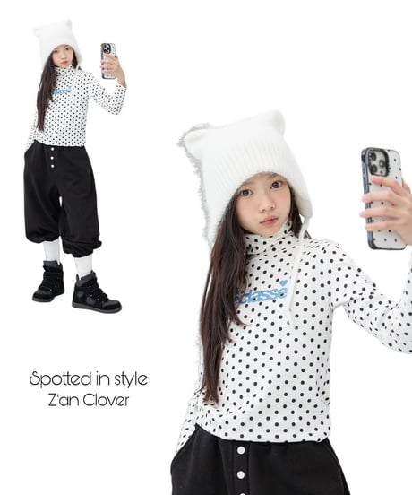 【ZANCLOVER】【予約商品】猫耳knit cap