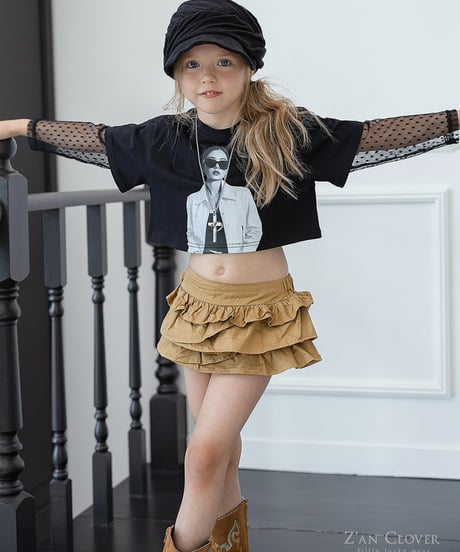 【ZANCLOVER】【予約商品】Bohemian frill skirt 【70-150cm】