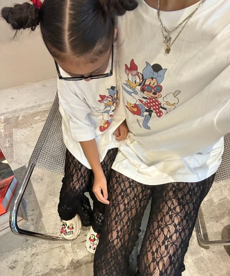 Minnie×daisy tee【90-130cm】【MOM】