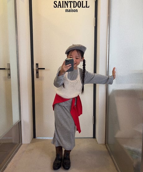 【saont doll】【予約商品】holter neck mohair tops【90-150cm】