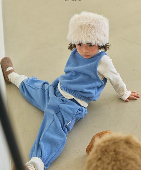 【LITTLE HI】【予約商品】fleece setup -vest-【80-120cm】