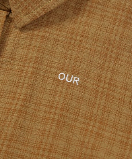 【OUR】【予約商品】maple check shirt【90-160cm】