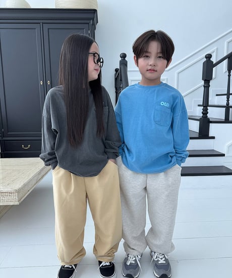 【OUR】【予約商品】pigment long tee【90-160cm】