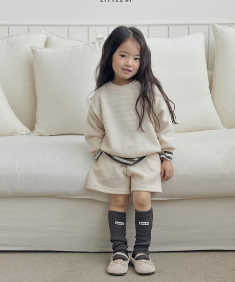 【little hi】【予約商品】border long tee【80-120cm】