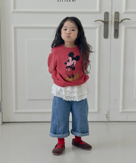 【LITTLE HI】【予約商品】soft color loose socks