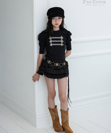 【ZANCLOVER】【予約商品】Bohemian frill skirt 【70-150cm】