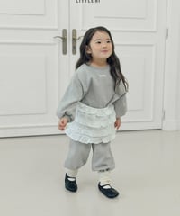 【LITTLE HI】【予約商品】lace apron