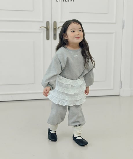 【LITTLE HI】【予約商品】lace apron