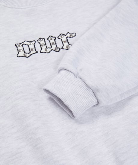 【OUR】【予約商品】LOGO linestone pullover【90-160cm】