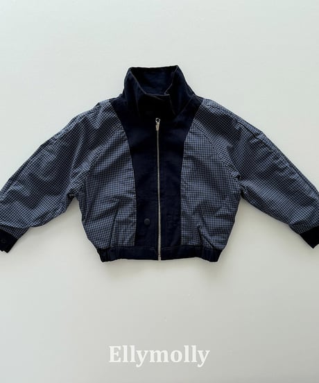【ELLYMOLLY】【予約商品】big silhouette  reversible jacket【80-150cm】【２WAY】