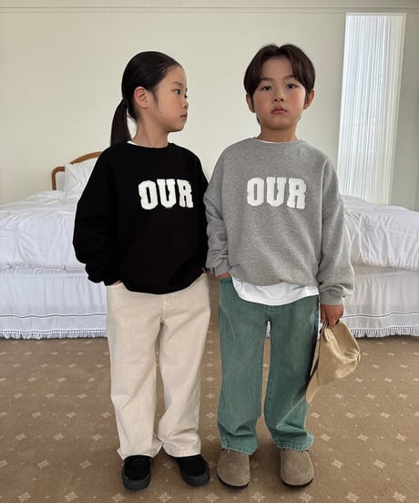 【OUR】【予約商品】LOGO wappen pullover【90-160cm】