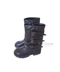 【ZANCLOVER】【予約商品】3buckle boots【17.0-23.0㎝】