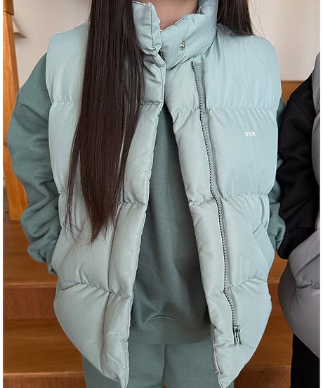【OUR】【予約商品】down vest 【90cm-MOM】
