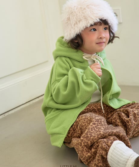 【LITTLE HI】【予約商品】leopard sweat pants【80-120cm】
