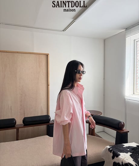 【saintdoll】【予約商品】BIG shirt【90-MOM】