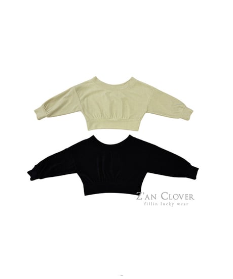 【ZANCLOVER】【予約商品】offshoulder sweat pullover【70-150cm】