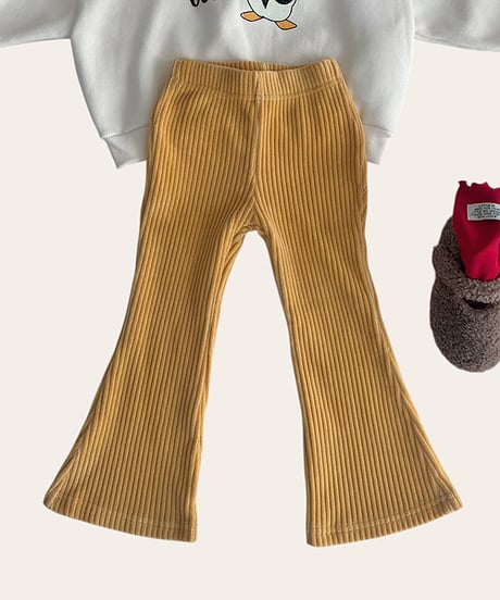 【LITTLE HI】【予約商品】color flare pants【80-120cm】