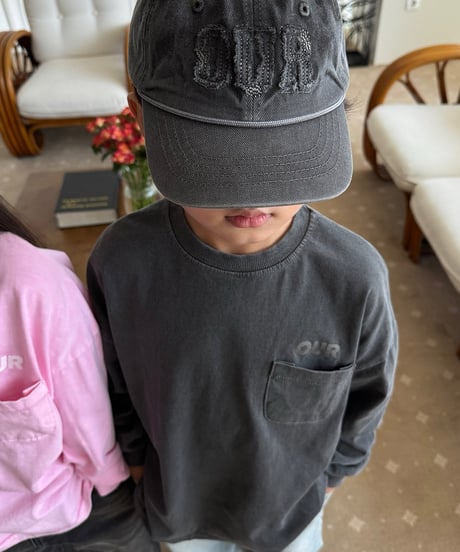 【OUR】【予約商品】LOGO patch cap