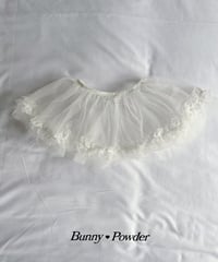 【BUNNY POWDER】【予約商品】tulle frill skirt【90-150cm】