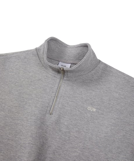 【OUR】【予約商品】half zip set up【90cm-160cm】