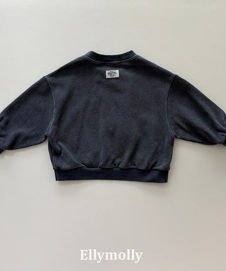 【ELLYMOLLY】【予約商品】Vneck pigment pullover【80-150cm】