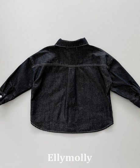 【ELLYMOLLY】【予約商品】denim shirt【80-130cm】