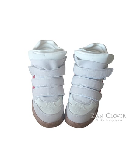 【ZANCLOVER】【予約商品】belt hightop sneakers【23-25cm】