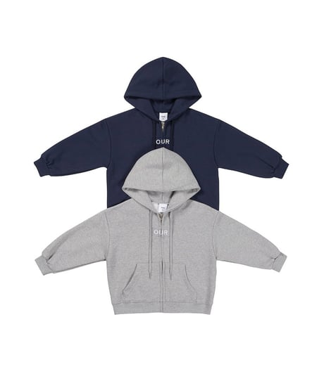 【OUR】【予約商品】front logo parka【90-160cm】